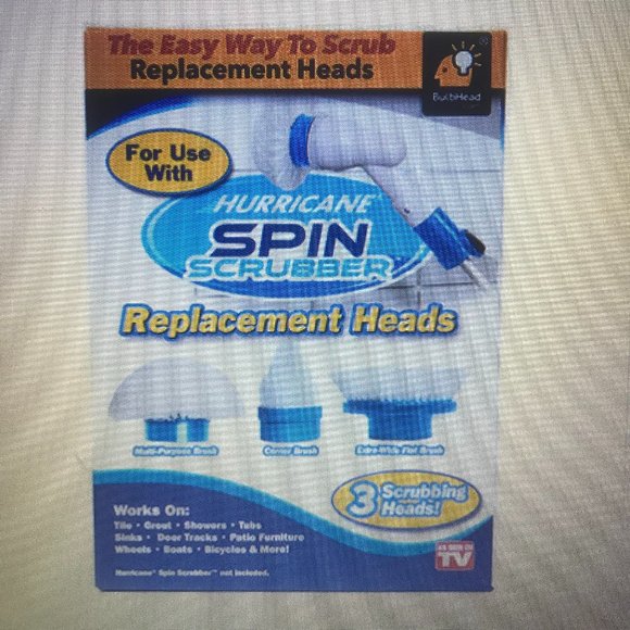 Hurricane Spin Scrubber Brush Replacement Heads - Picture 3 of 4